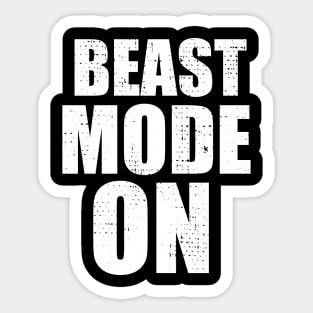 Beast Mode On Sticker